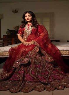 Tania looks like a dream in bridal lehengas