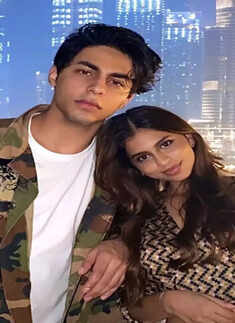 Suhana and Aryan Khan