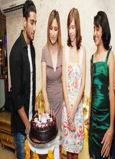 Kalki, Prateik @ Aashmeen Munjal's party
