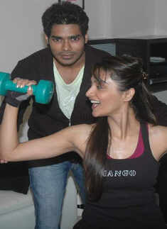 Purvi Joshi's Yoga workout session