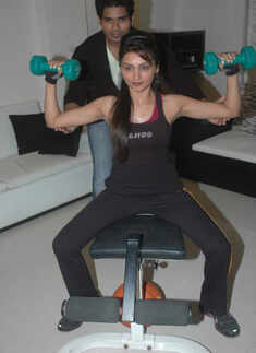 Purvi Joshi's Yoga workout session