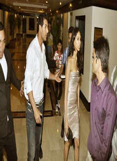 John with 'mysterious girl'!