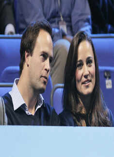 Pippa with a mystery man!