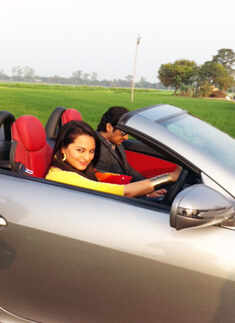 Sonakshi on sets of 'SOS'
