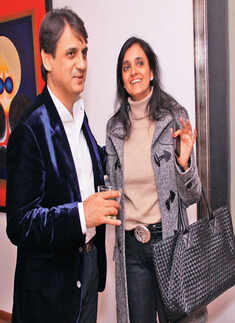 G.R. Santosh's art exhibition