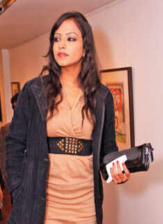 G.R. Santosh's art exhibition