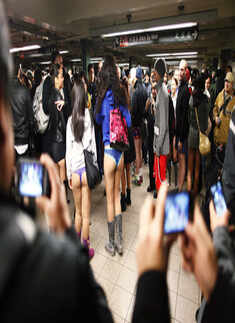 'No Pants Subway Ride'