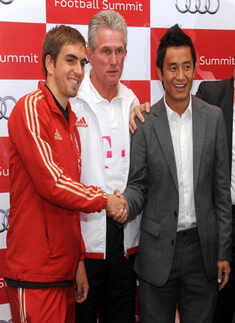 FC Bayern Munich's team in Delhi