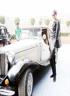 Super bikes & Vintage cars at display