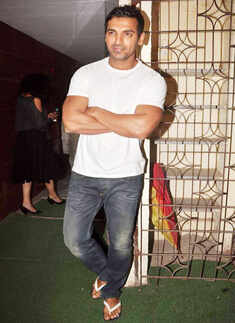 John @ private movie screening