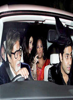 Oprah Winfrey's welcome party