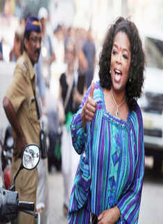 Oprah visits Mumbai slum