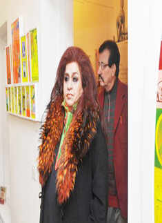 Trishla Jain's art exhibition