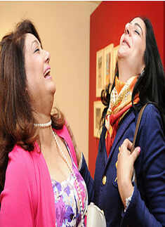 Sharmila Tagore @ art exhibition