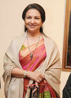 Sharmila Tagore @ art exhibition