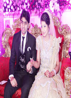 Rahul & Stuti's wedding reception