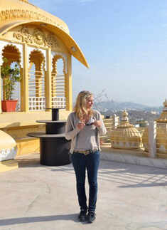 Holly Branson visits Udaipur
