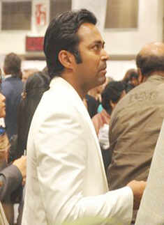 Stars at post show party