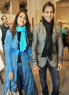 Stars at post show party