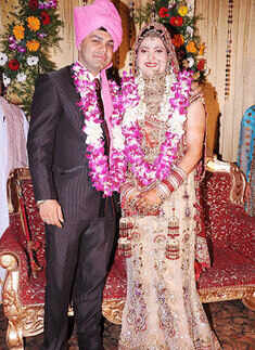 Ashu and Megha Kakar's reception
