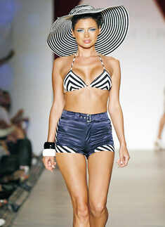 Glam gals in hot bikinis