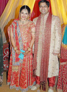 Noopur and Anuj's wedding reception