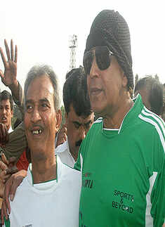 Mithun, Sourav @ Benefit match
