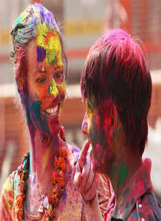 Holi celebrations