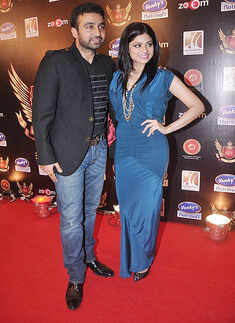 Celebs @ Super Fight League post party