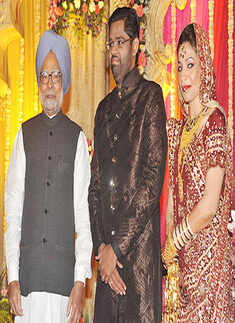 PM, Sonia Gandhi @ reception party