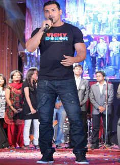 John promotes 'Vicky Donor' 
