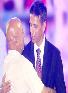 Rahul Dravid's felicitation function