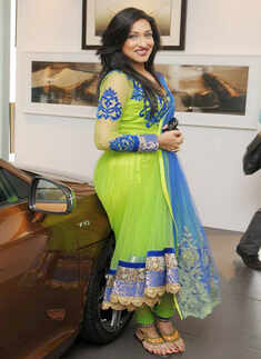 Celebs @ Audi's art event