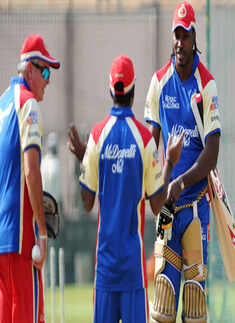RCB @ Practice session