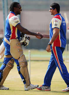 RCB @ Practice session