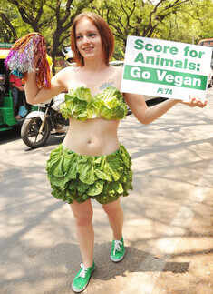 PETA's Lettuce Lady: Ashley Fruno