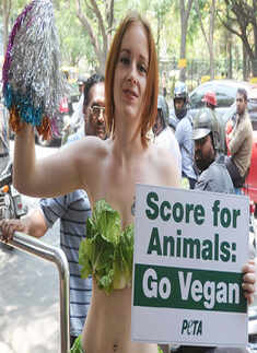 PETA's Lettuce Lady: Ashley Fruno