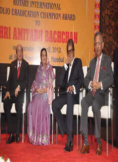 Big B honoured by Rotary Intl.