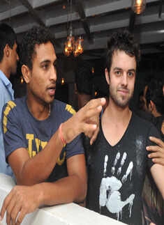 Ashish Nehra's Pune Warriors party