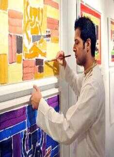Ayaan Ali's art exhibition