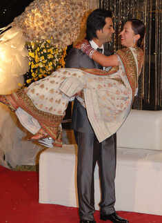 Reception bash of Sephora and Trilochan