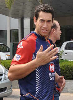 Delhi Daredevils players @ Fortis event