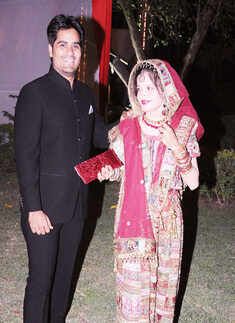 Zuber & Samreen's wedding reception