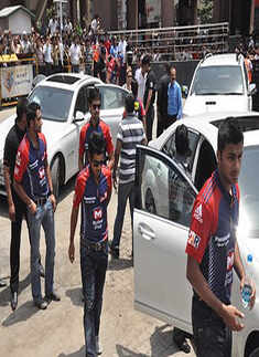 Cricketers @ menu launch at Fast Trax 