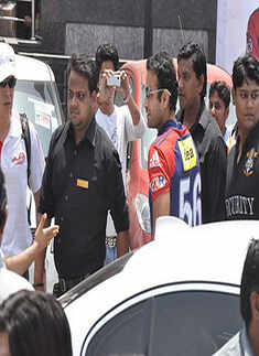 Cricketers @ menu launch at Fast Trax 