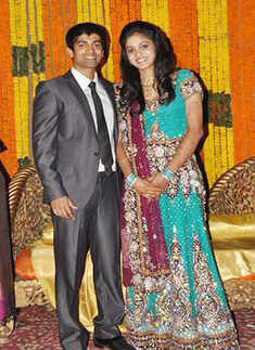 Celebs @ Anish-Amruta's reception