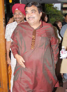 Nitin Gadkari's 55th birthday party