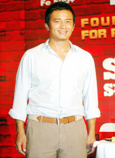 Baichung Bhutia at an event
