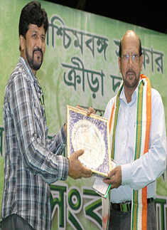 Sportsmen get felicitated