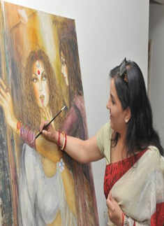 Anjana Kuthiala's art show